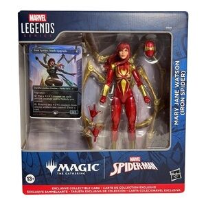 Marvel Legends Mary Jane Watson Iron Spider Figure - Red and Gold